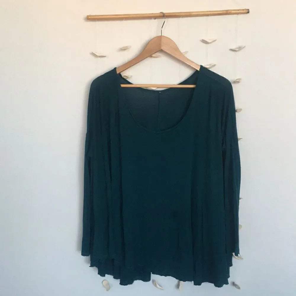 Emerald green tunic - Picture 2 of 3